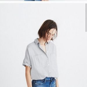 Madewell flannel courier shirt